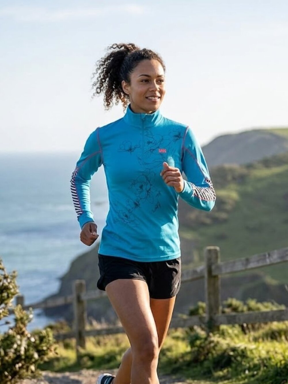 Helly Hansen Femme HH Active Flow Graphic 1/2 zip